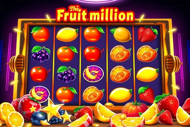 Fruit Million Spielautomat mit bunten Früchten